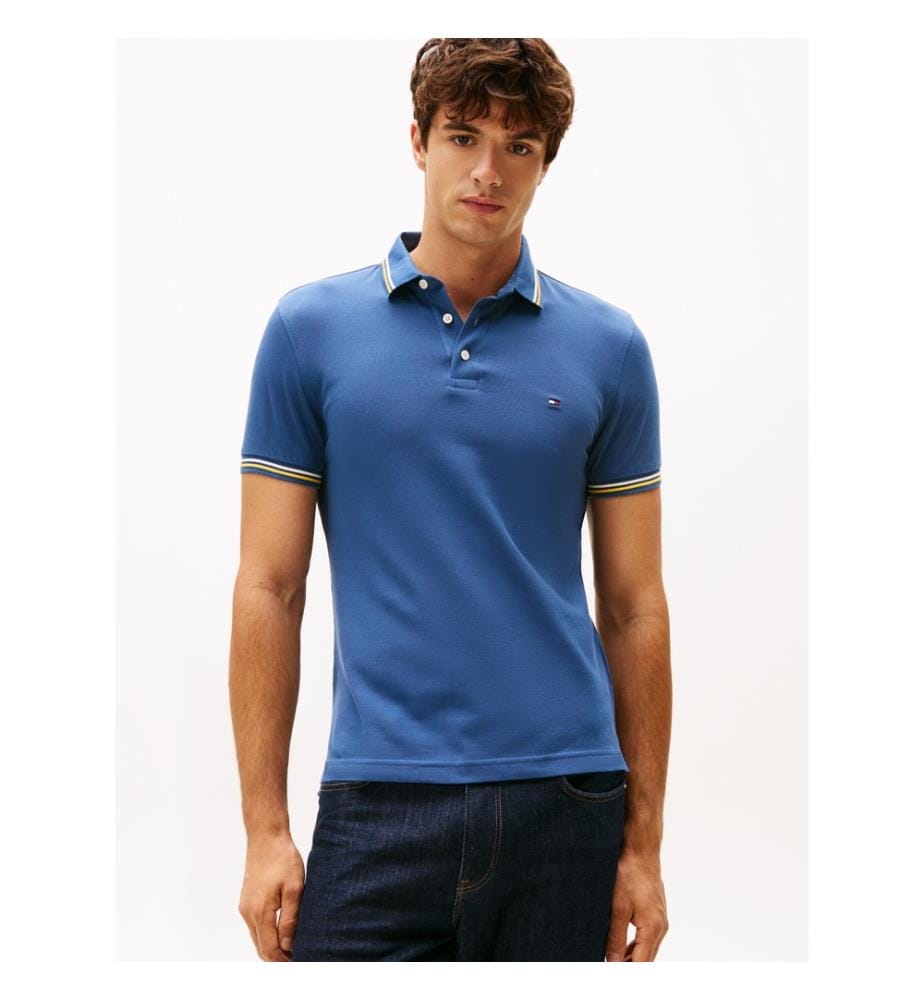 Polo Slim Fit - Bleu