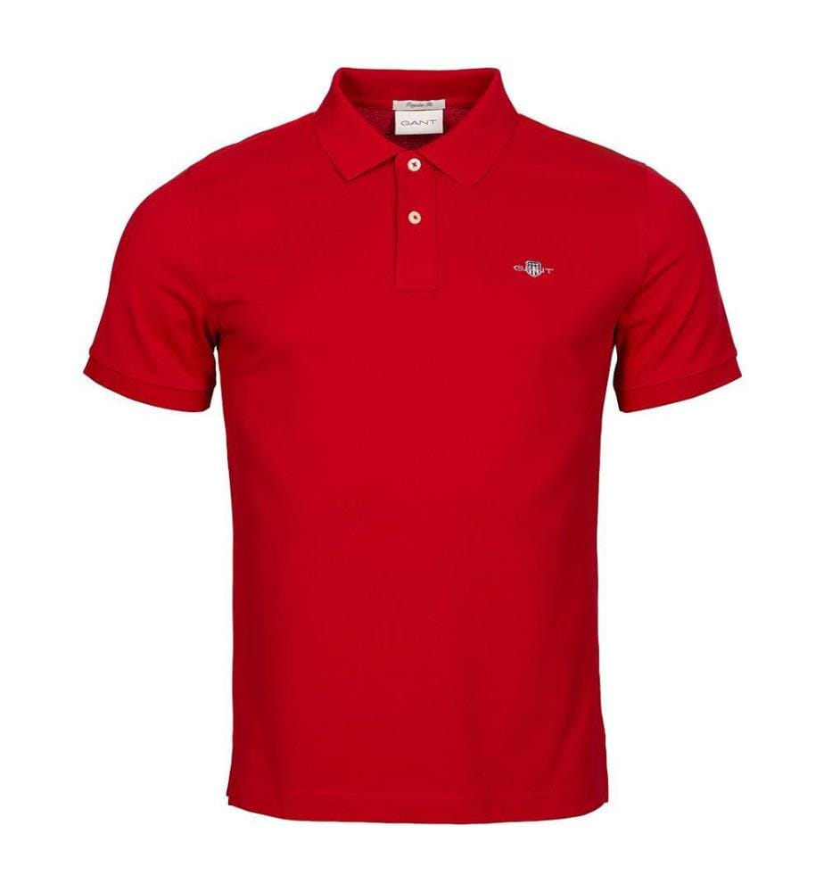 Polo en piqué Shield Regular Fit - Ruby Red