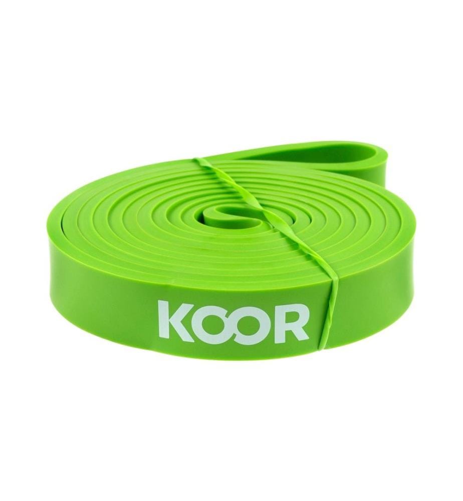KOOR - Bande élastique de musculation moyen, vert
