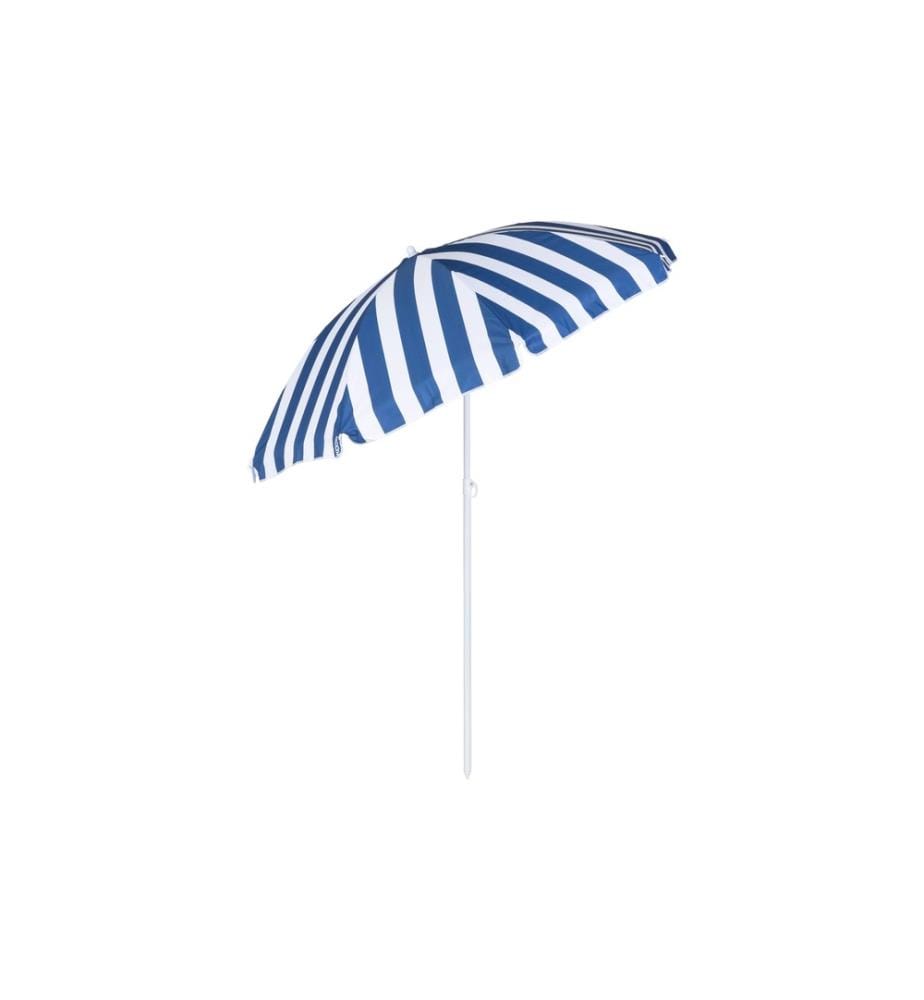KOOR - Parasol Marino 180 cm, bleu/blanc