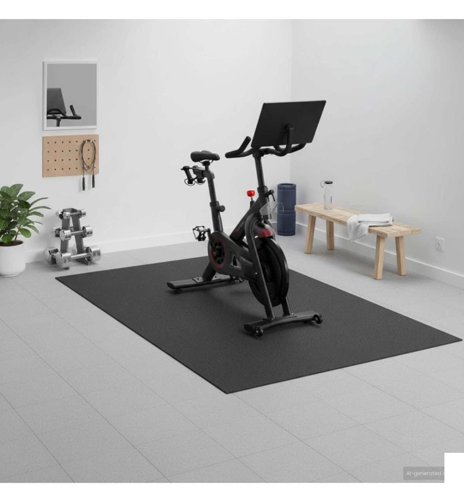 Tapis de Protection Sport Noir 243 x 152 x 0,6 cm