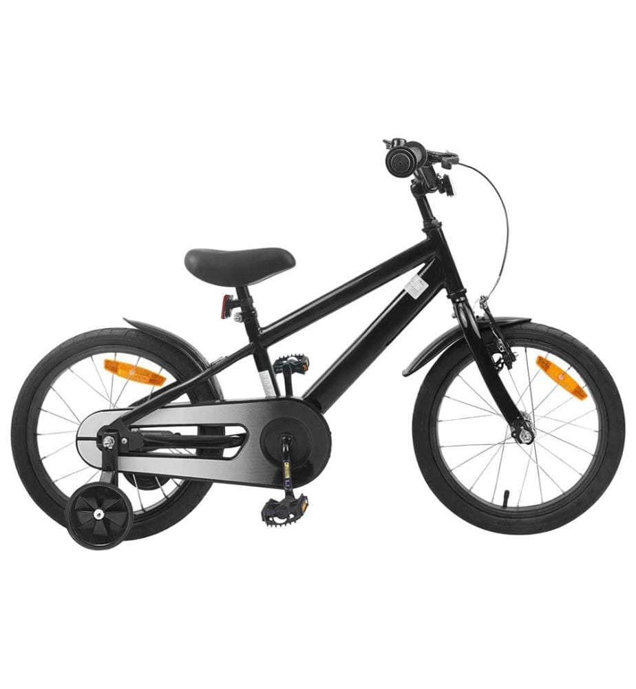 Vélo pour Enfants 16 Pouces pour 4-6 ans Noir