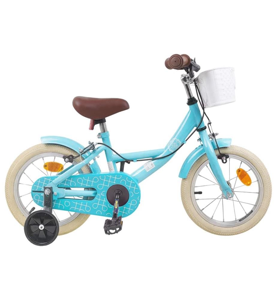 Vélo pour Enfants 14 Pouces pour les 3-5 ans Bleu clair