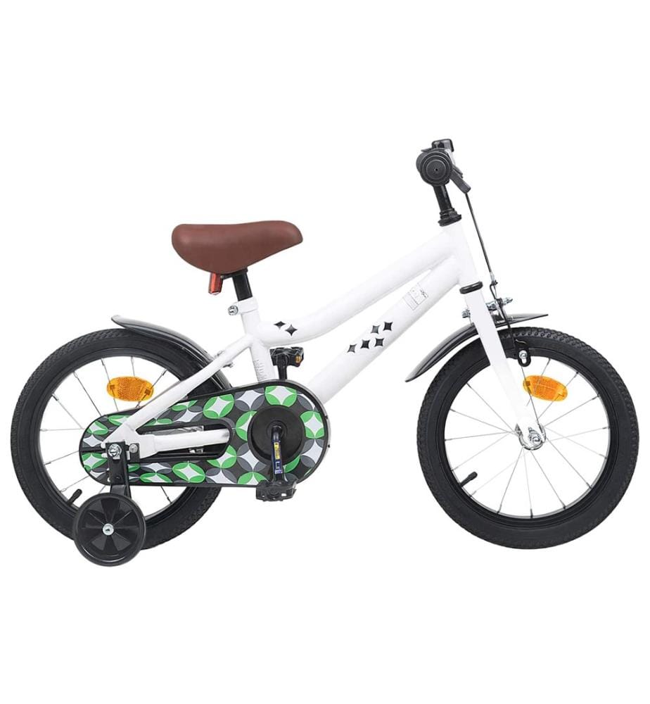 Vélo pour Enfants 14 Pouces pour les 3-5 ans Blanc