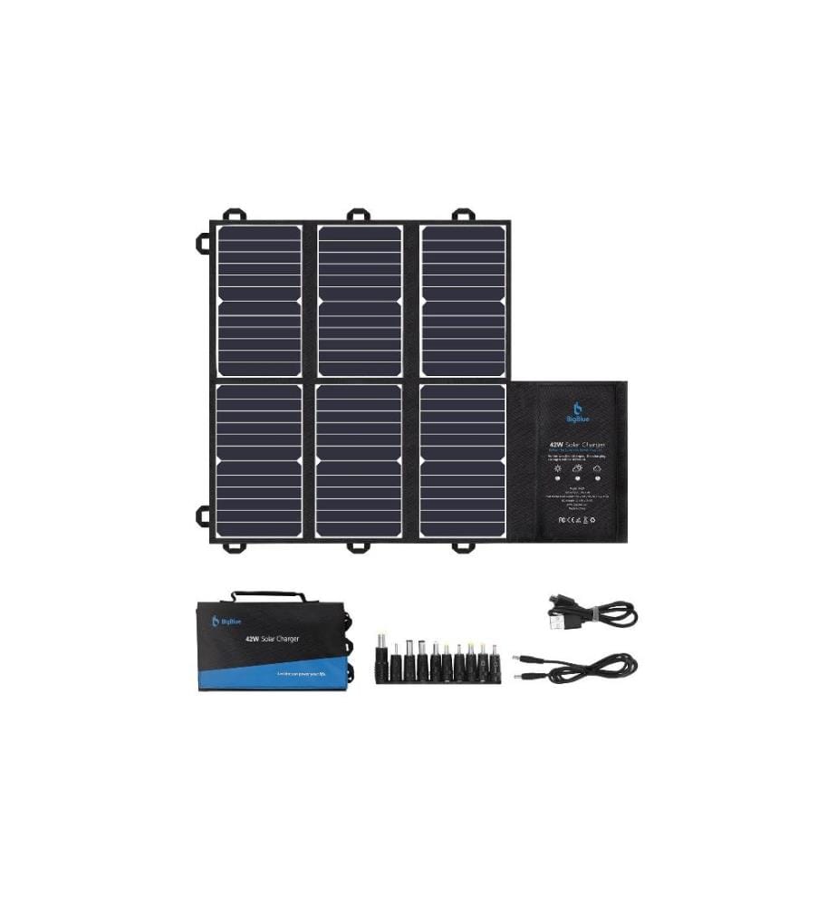 BIGBLUE - Panneau solaire B434, pliable 42 W