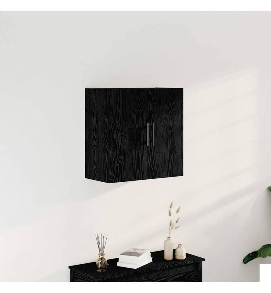 Meuble mural Chêne noir 60 x 31,5 x 60 cm Bois d'ingénierie