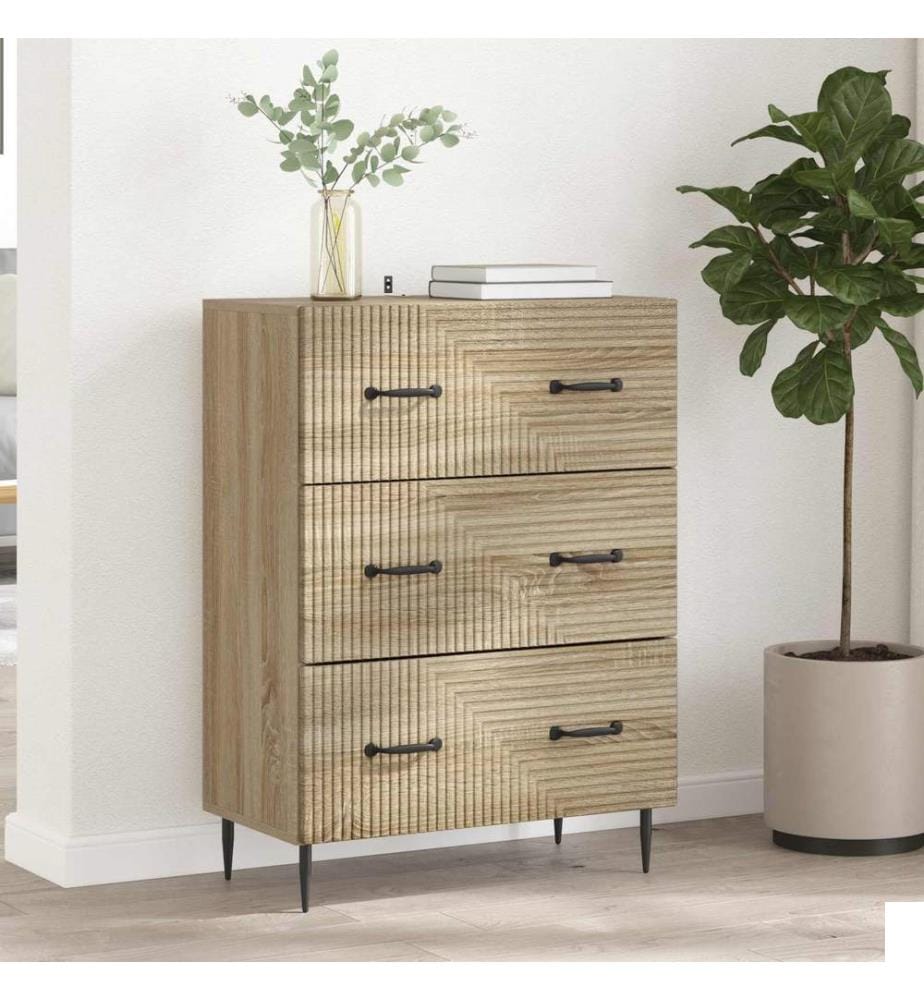 Armoire à tiroirs Chêne Sonoma 66 x 34,5 x 89,5 cm