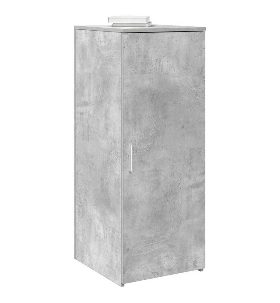 Armoire de rangement gris béton 40x45x103,5cm bois d'ingénierie