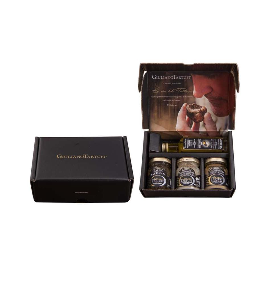 1x Boîte cadeau avec 4 truffes
