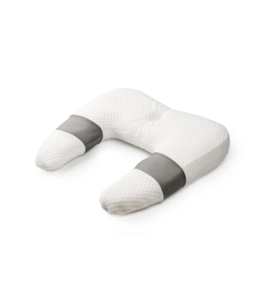 Coussin ergonomique multifonctions Ullow - Blanc et gris