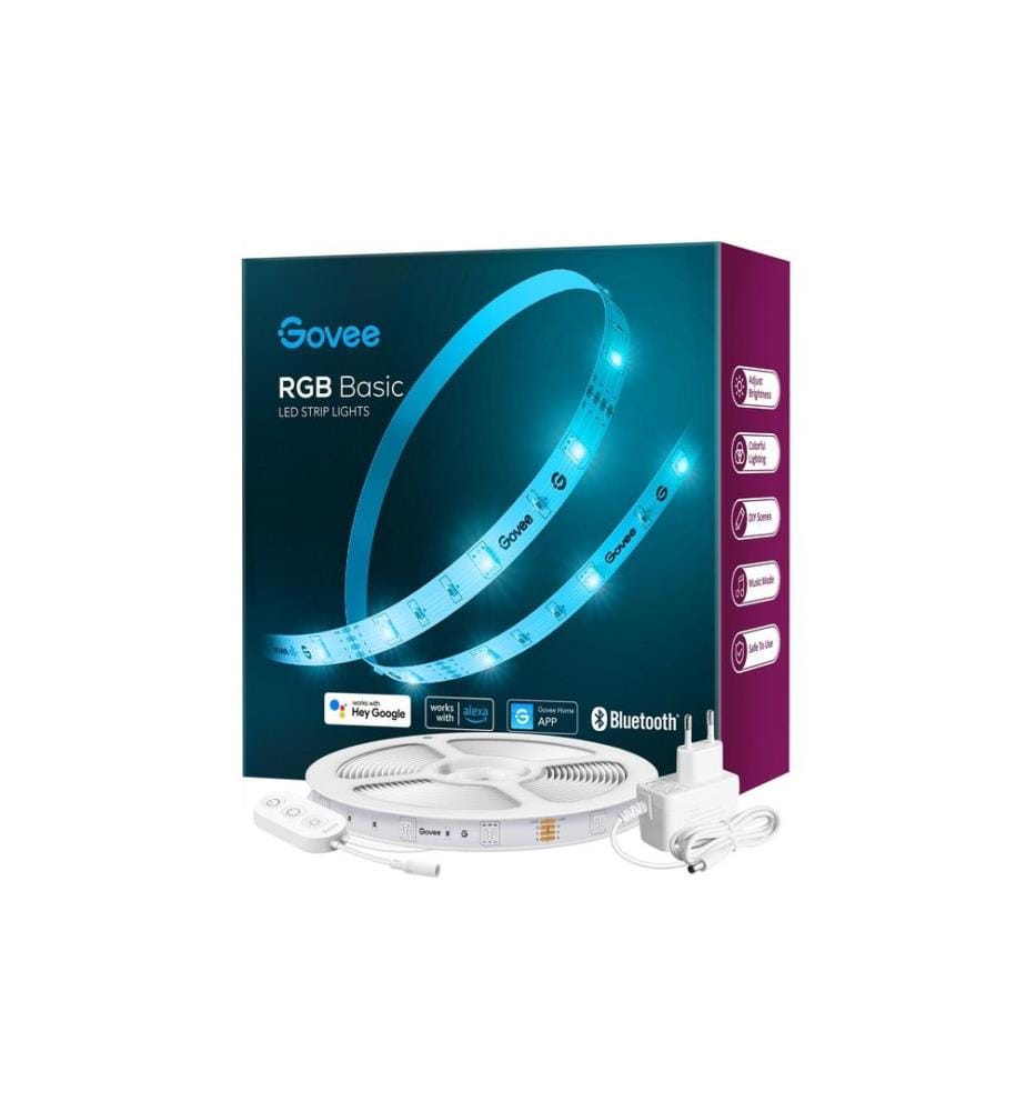 GOVEE - Bande LED Basic Wi-Fi + Bluetooth, 5 m, RGB