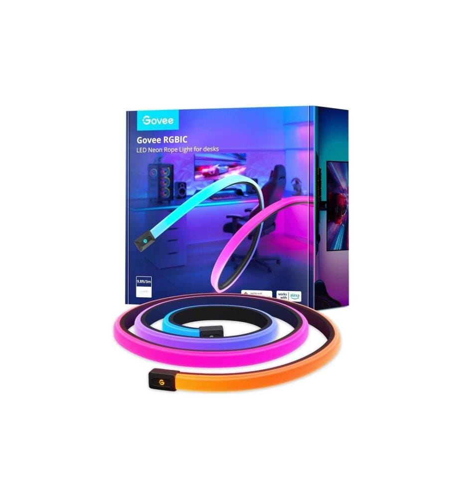 GOVEE - Bande LED Neon Gaming Table Light, 3 m, RGBIC, Wi-Fi + BT