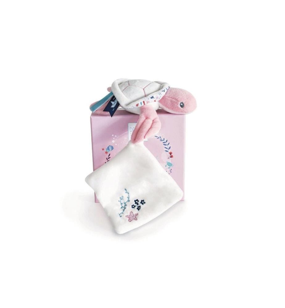DOUDOU ET COMPAGNIE - Coffret cadeau Tortue avec peluche 16cm