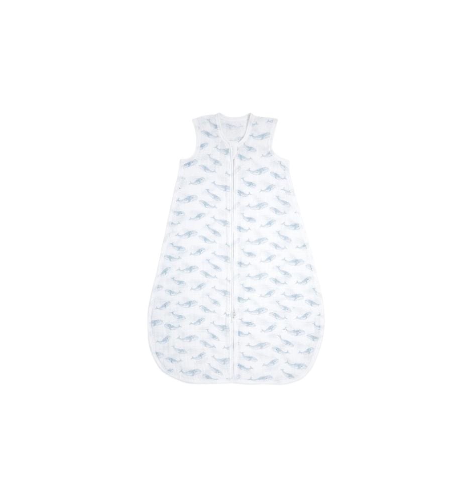 ADEN + ANAIS - Sacs de couchage été pour bébé Oceanic Blue Whale 6-18 Mt.
