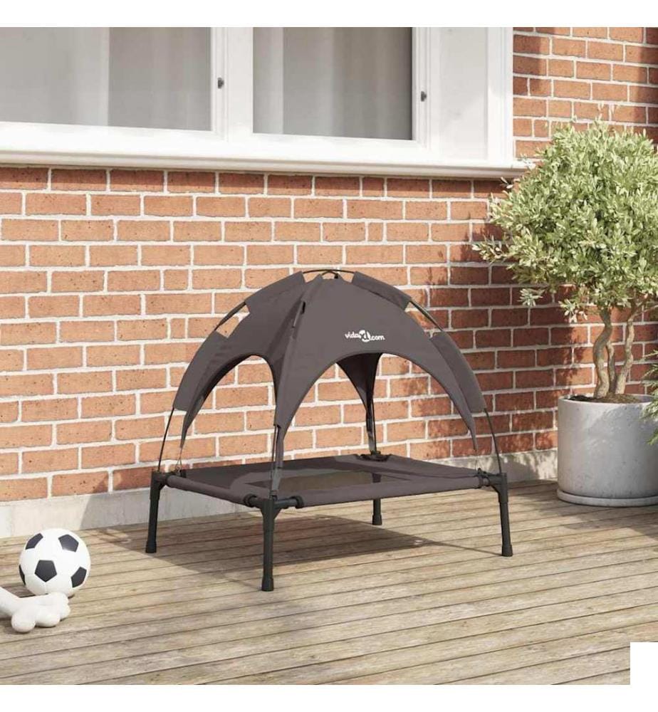 Lit pour Chien Marron 62 x 48 x 61 cm Acier
