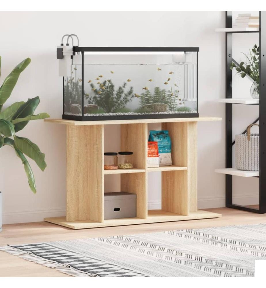 Support d'aquarium Chêne Sonoma 100x40x60 cm Bois d'ingénierie