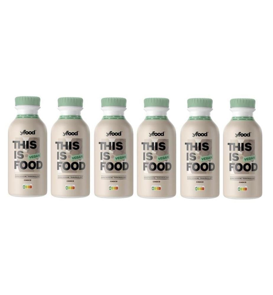 YFOOD - Repas à boire végan choco 6 x 500 ml