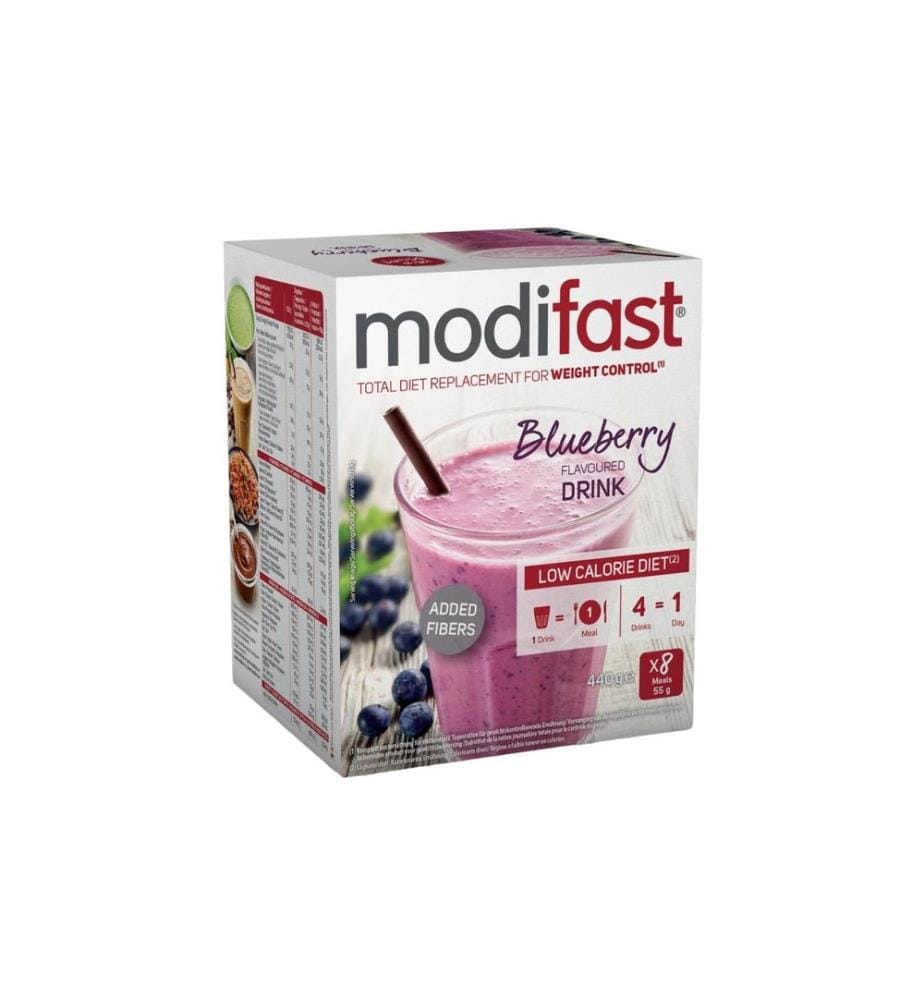 Modifast - Drink Yaourt myrtille 8 x 55 g