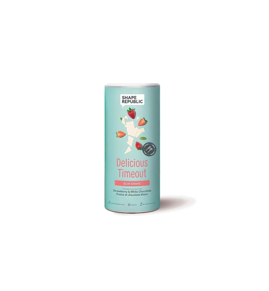 Shape Republic - Slim Shake Fraise et Chocolat blanc à l'avoine 420 g