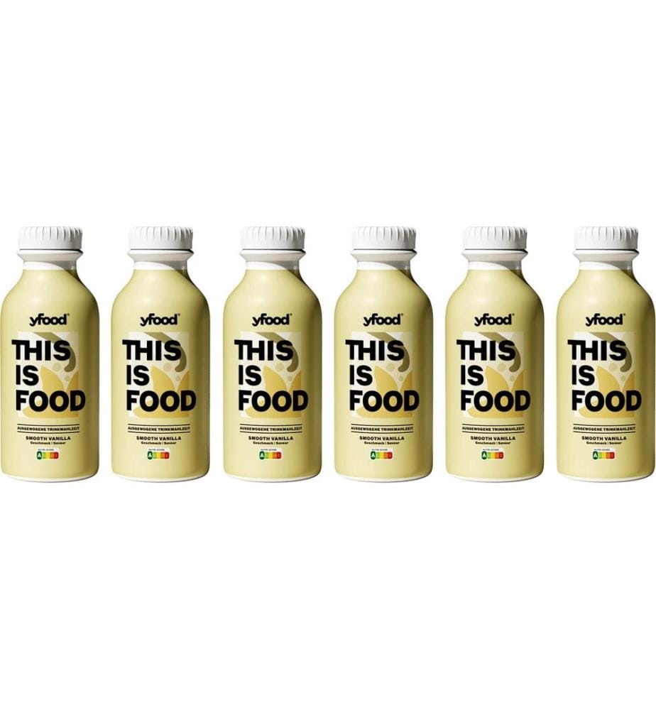 YFOOD - Repas à boire Smooth Vanilla 6 x 500 ml