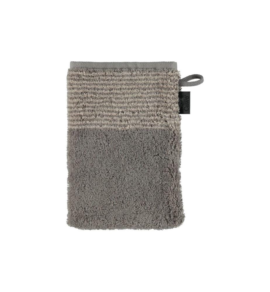 CAWÖ - Gant de toilette Two Tone 16 x 22 cm, Graphite