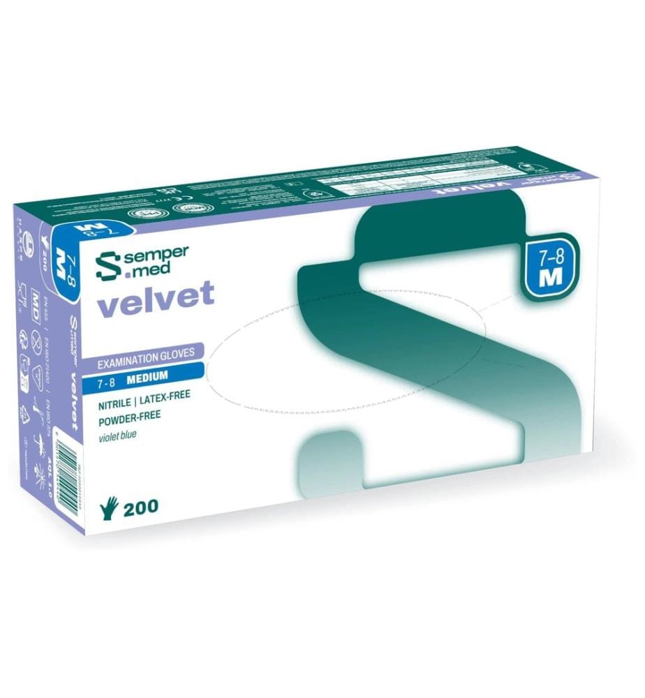 Sempercare - Gant jetable Sempermed velvet Nitril M