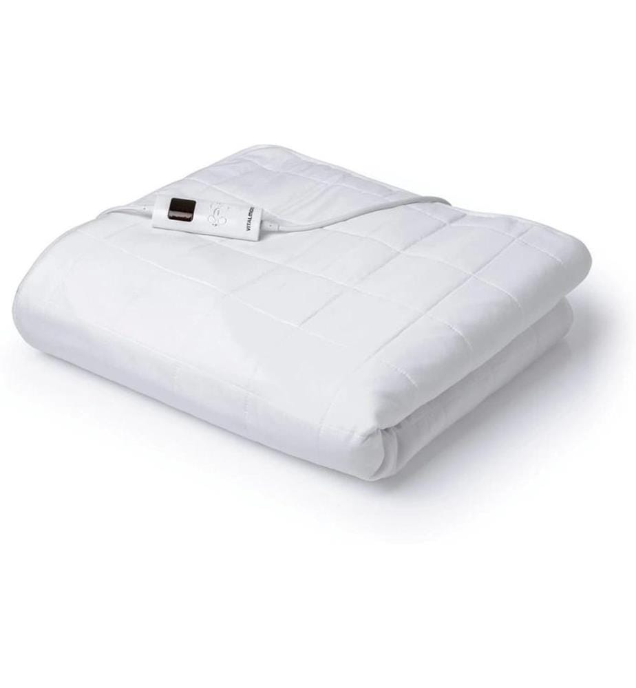 VITALmaxx - Couverture chauffante 200 x 95 x 30 cm, blanc