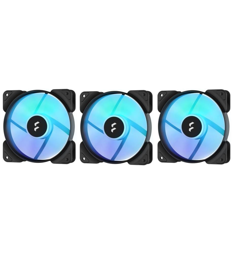 Fractal Design - Ventilateur PC Aspect 12 RGB PWM Noir 3 pièces