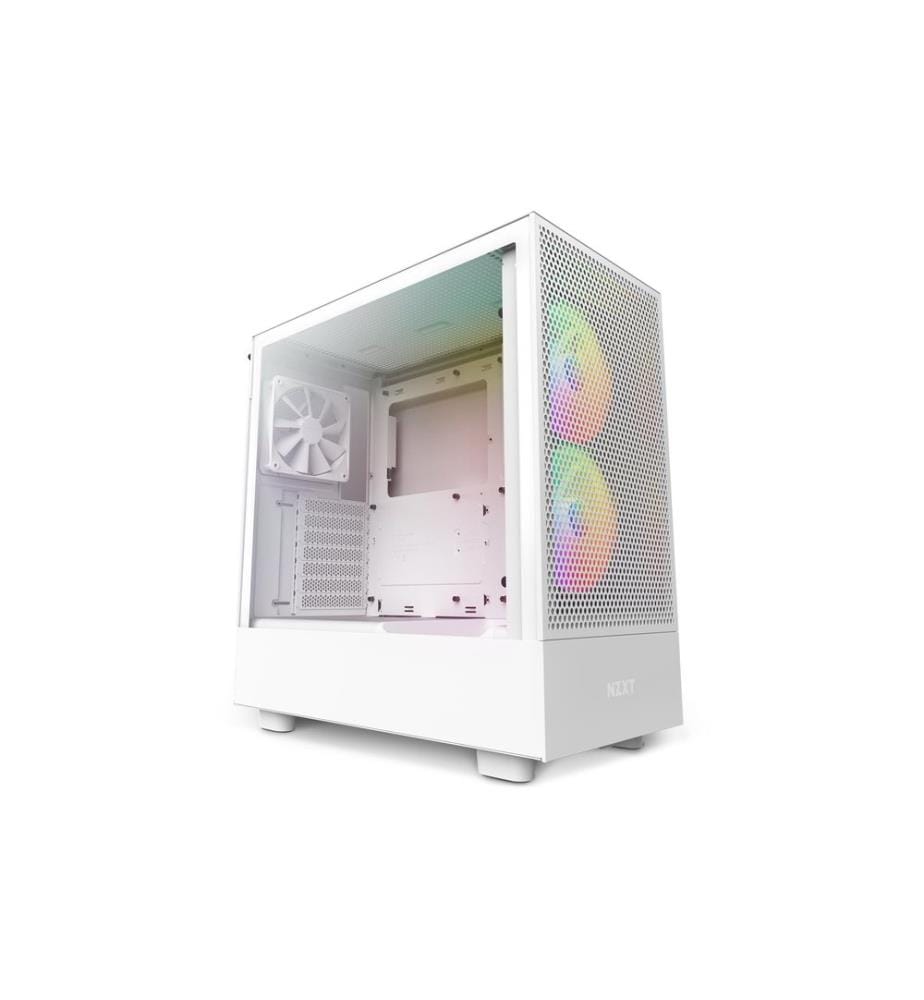 NZXT - Boîtier dordinateur H5 Flow RGB Blanc mat
