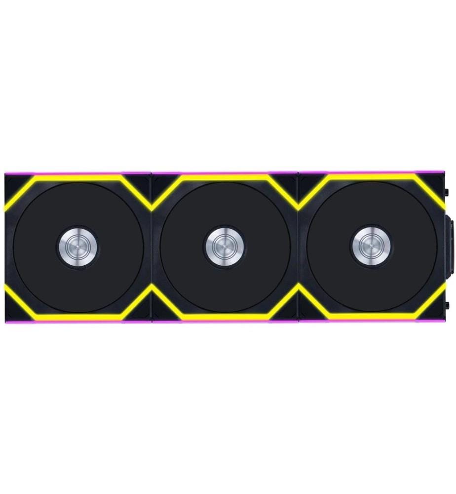 Lian Li - Ventilateur PC UNI FAN SL 120 Reverse Blade pack de 3 pièces Noir