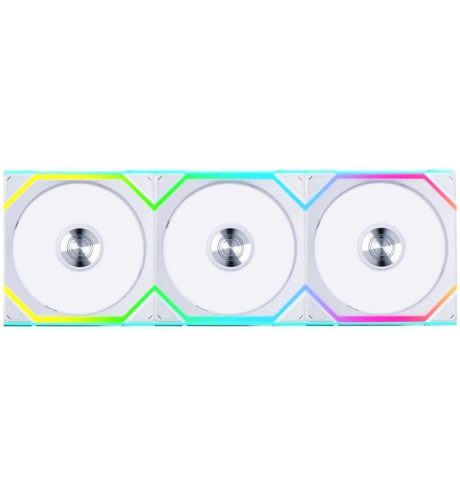 Lian Li - Ventilateur PC UNI FAN SL 120 Reverse Blade pack de 3 pièces Blanc