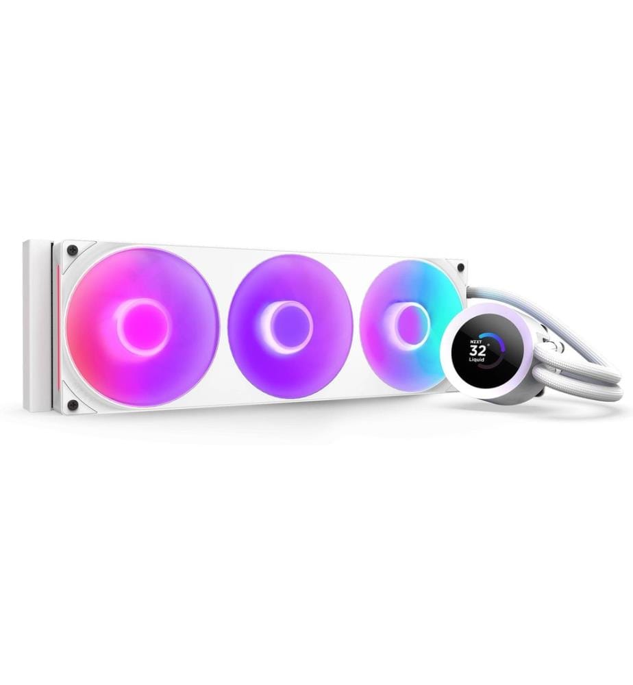 NZXT - Refroidissement à eau Kraken Plus 360 RGB Blanc