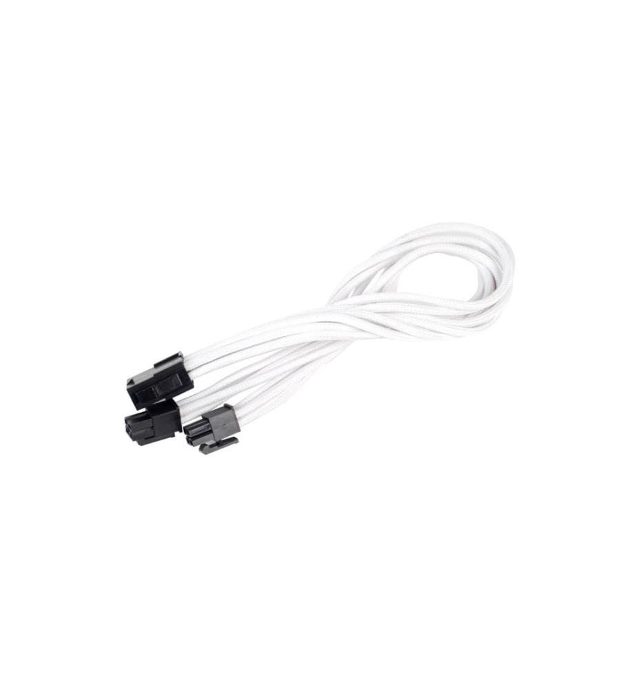 SILVERSTONE - Câble électrique de prolongation 8Pin - 4+4Pin EPS Blanc