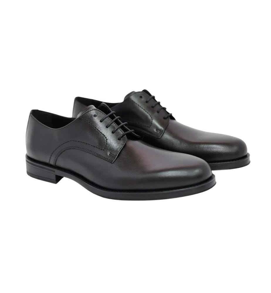 Derby en cuir - noir