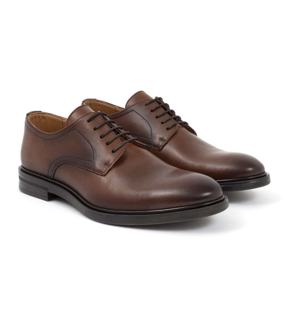 Chaussures Derby en Cuir - Marron clair