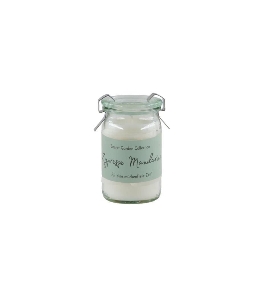 SCHULTHESS KERZEN - Bougie de jardin Sceret Garden Zypresse Mandarine 5.5 cm x 9 cm