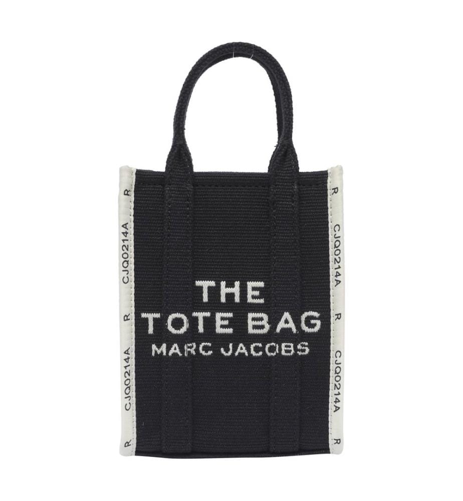 The Jacquard Crossbdy Tote bag - Noir