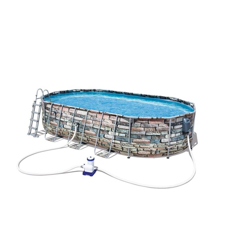 Piscine Power Steel Comfort Jet Series 610 x 366 x 122 cm