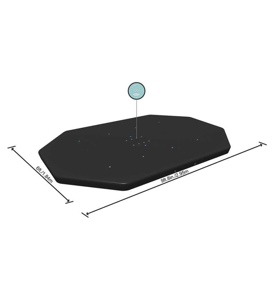 Bâche pour Piscine 295 x 184 cm