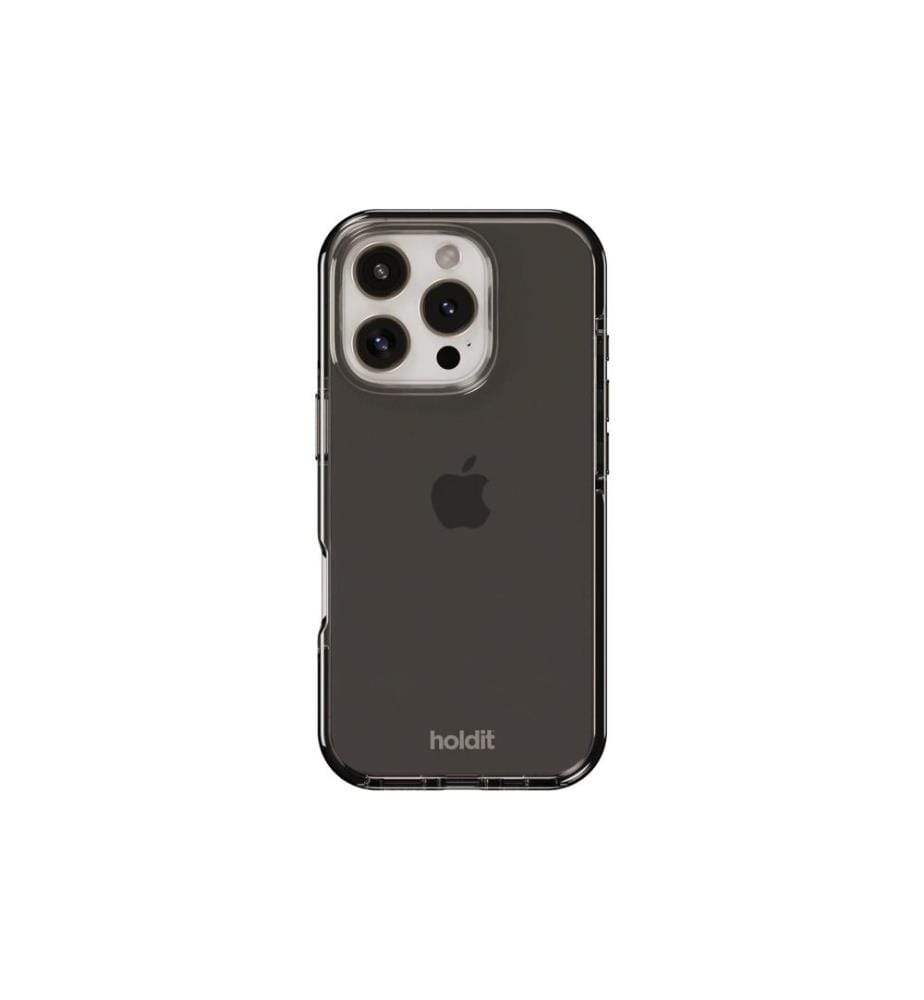 HOLDIT - Coque arrière Seethru iPhone 16 Pro Max Noir