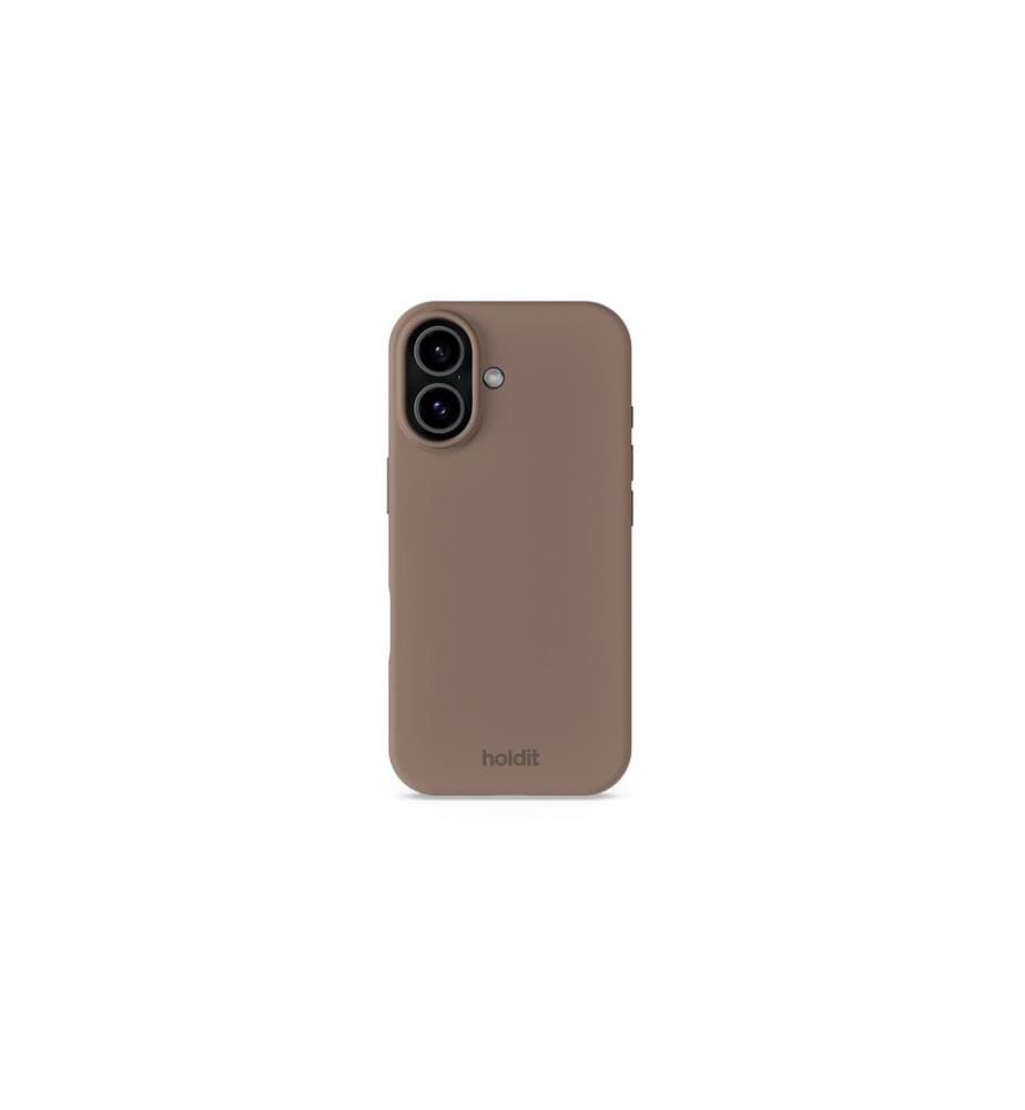 HOLDIT - Coque arrière Silicone iPhone 17 Brun