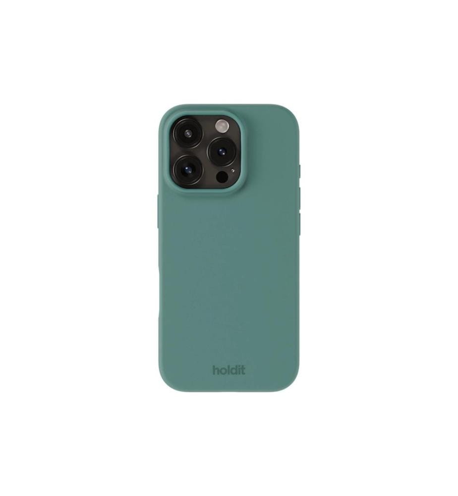 HOLDIT - Coque arrière Silicone iPhone 16 Pro Max Vert