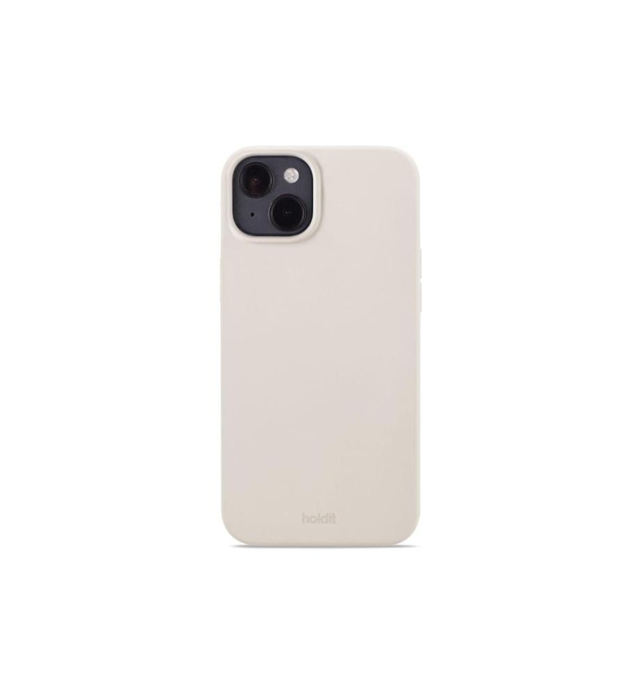 HOLDIT - Coque arrière Silicone iPhone 14 Plus Beige