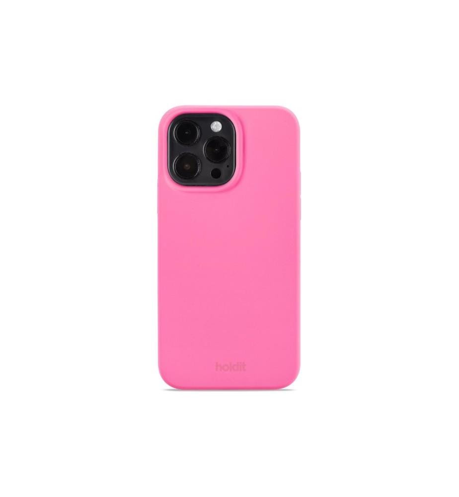 HOLDIT - Coque arrière Silicone iPhone 15 Pro Max Rose