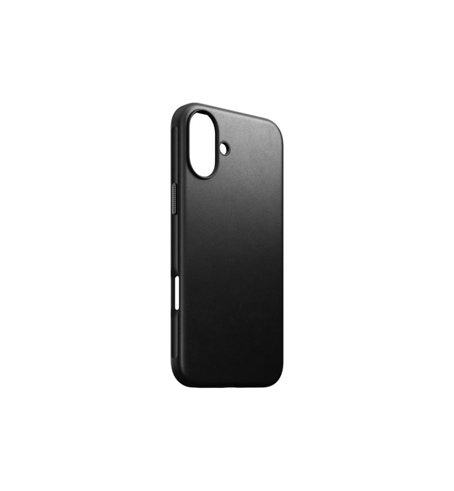 NOMAD - Coque arrière Modern Leather iPhone 16 Plus Noir