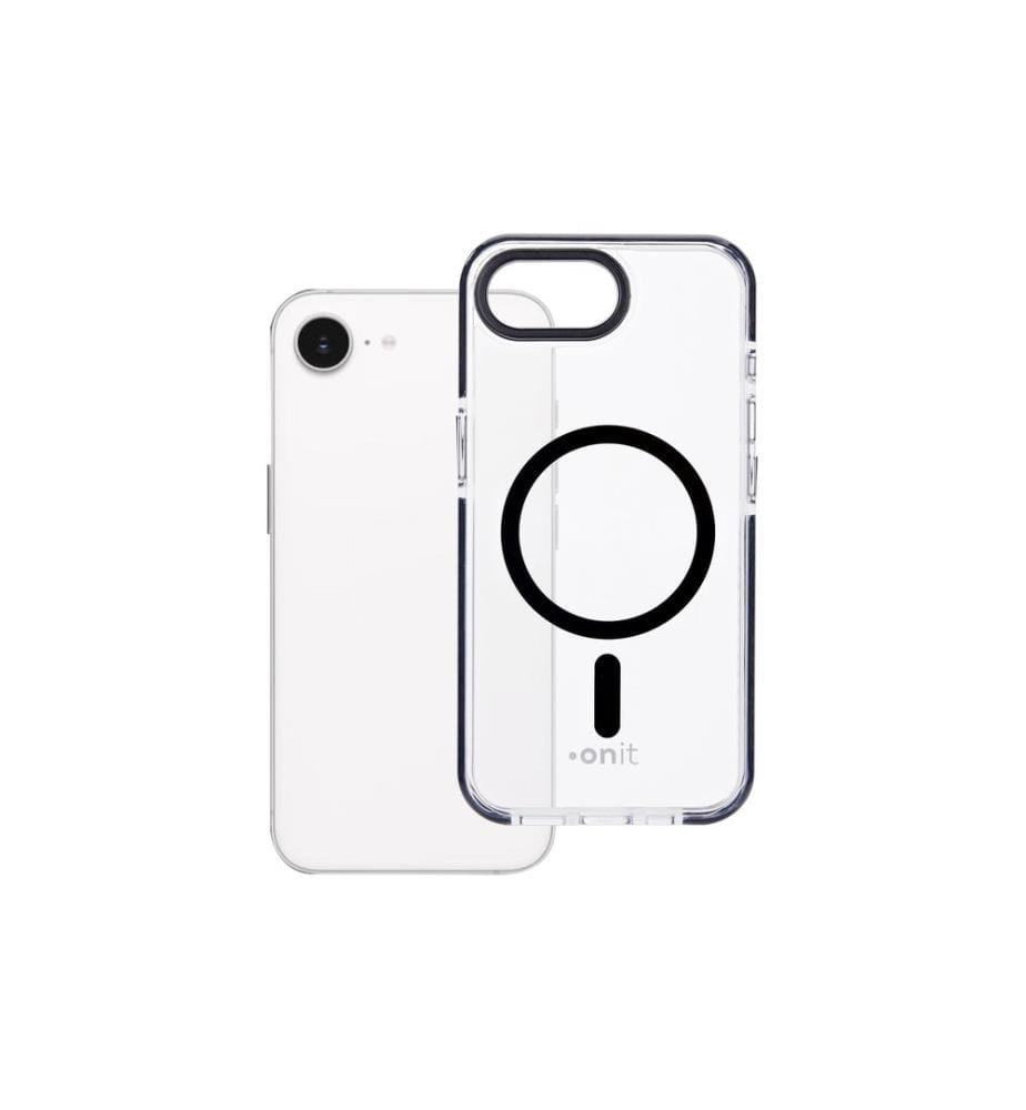 ONIT - Coque arrière Armorix iPhone 16e Noir transparent