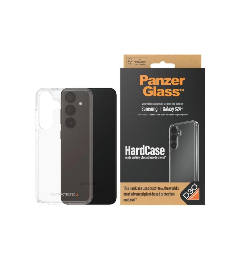 PANZERGLASS - Coque arrière HardCase D3O Galaxy S24+ Transparent