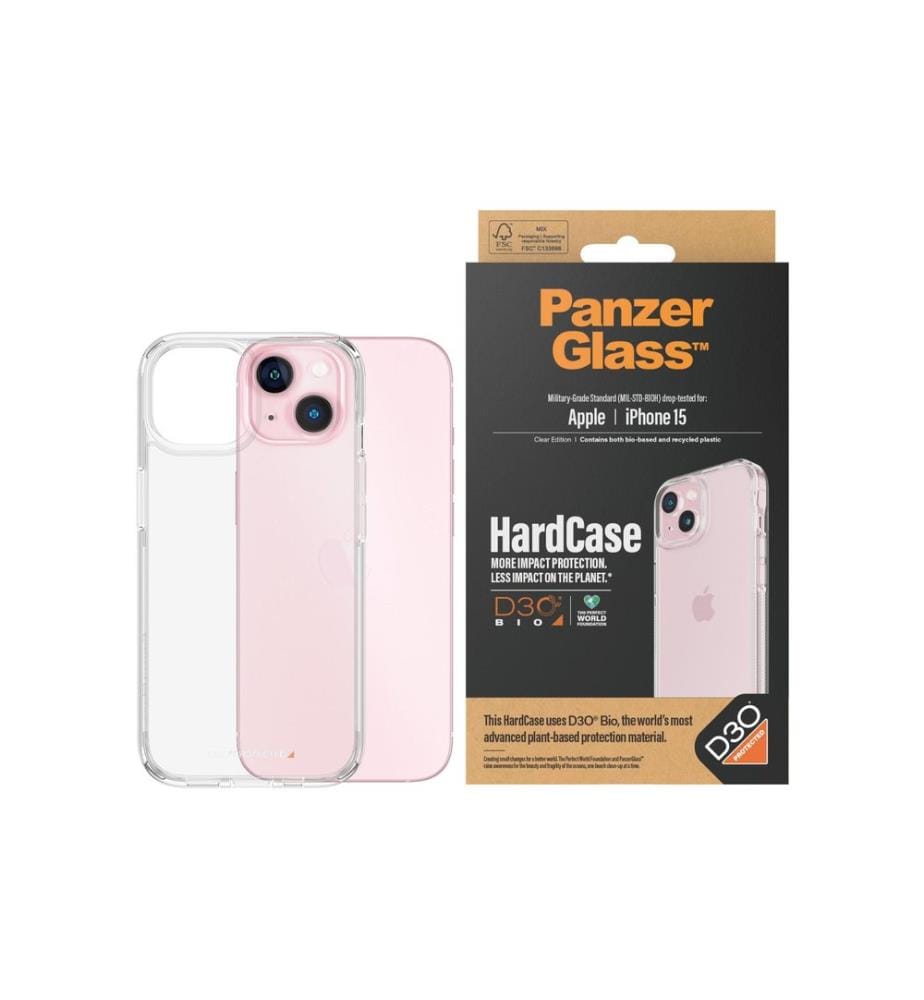 PANZERGLASS - Coque arrière Hard Case iPhone 15