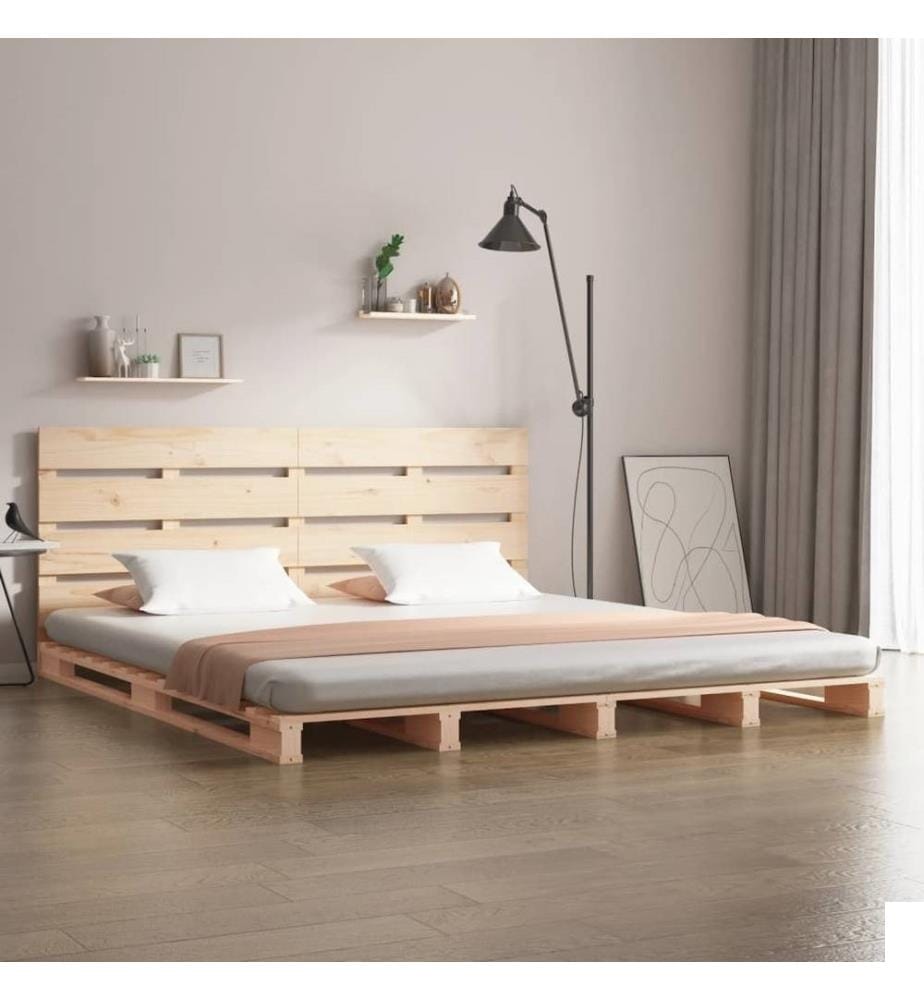 Cadre de lit 140x200 cm Bois de pin massif