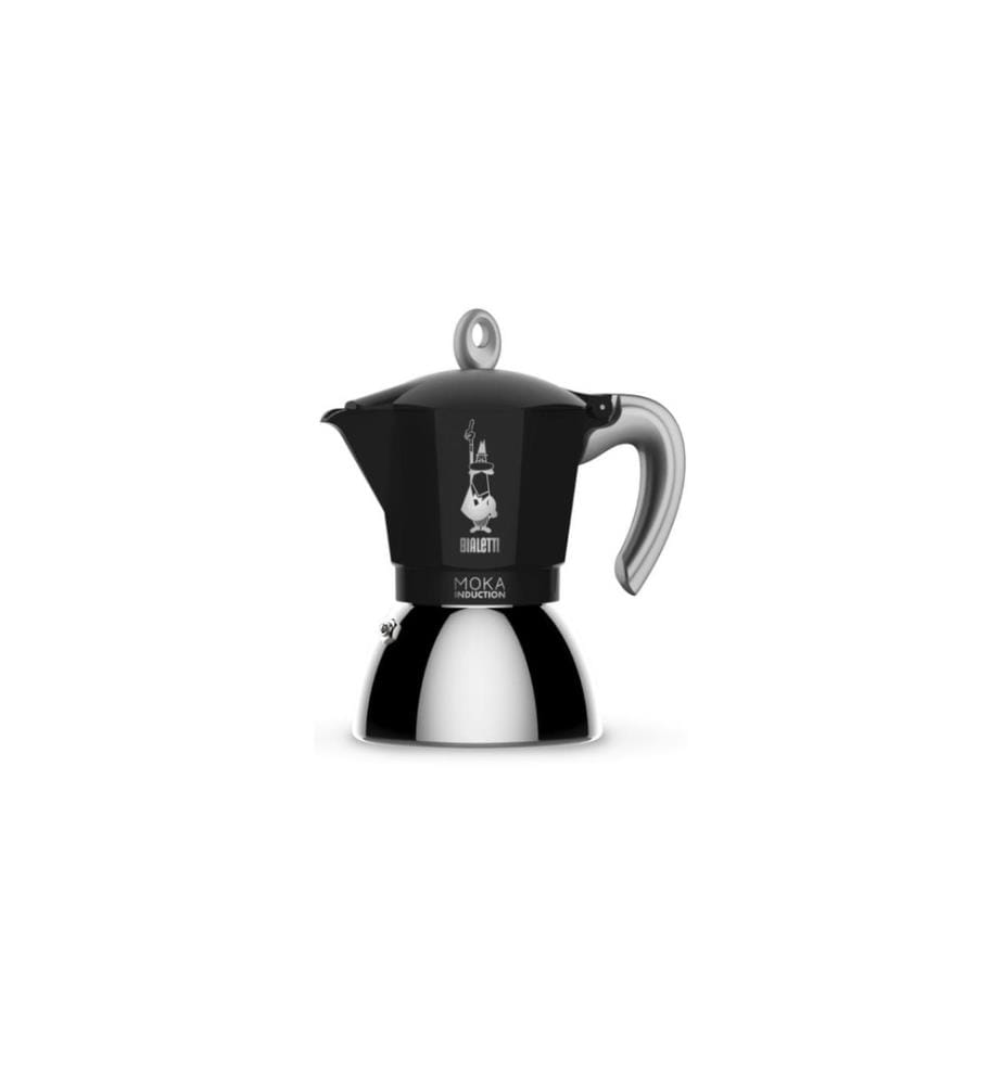BIALETTI - Cafetière italienne New Moka induction 6 tasses, Noir